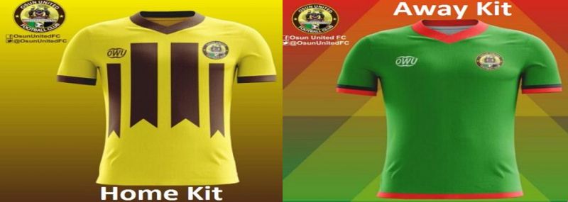 Osun United Home and Away Colours